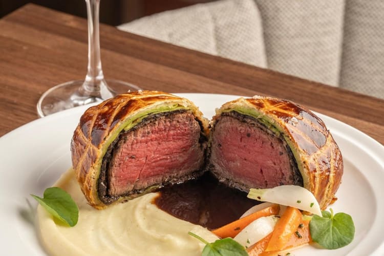 You can't visit Ramsay's Kitchen and not try Gordon's signature beef Wellington.