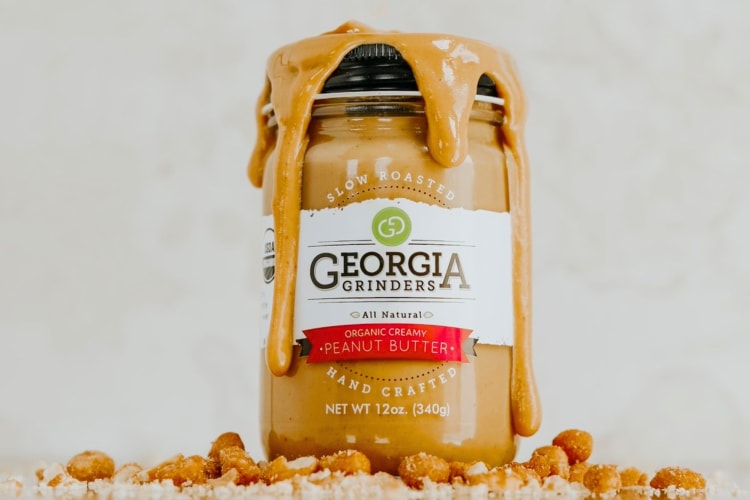 Some of the best natural peanut butter is made by Georgia Grinders
