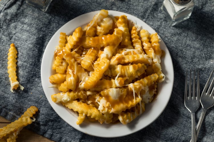 A plate of disco fries.