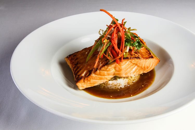 Teriyaki salmon from Ocean Prime
