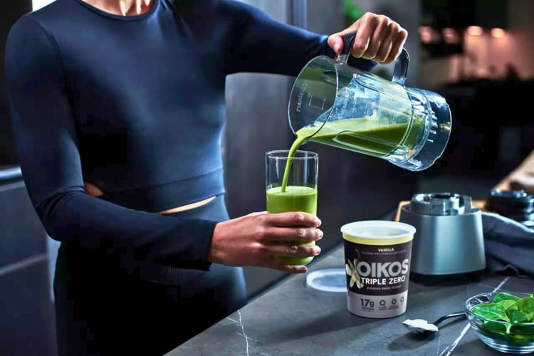 Oikos Triple Zero smoothie