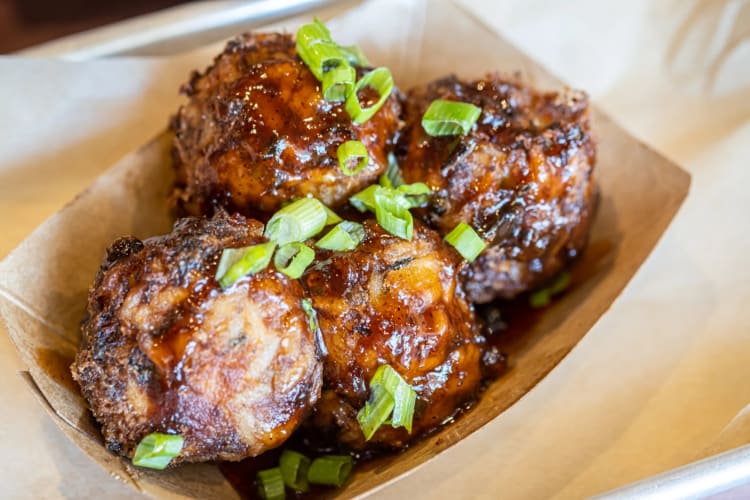 Share some barbecue boudin balls at this Omaha restaurant