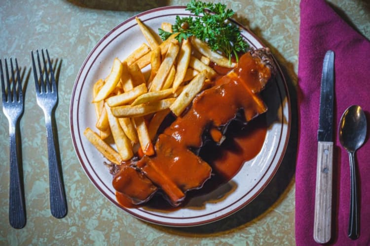 Try the barbecue ribs at this Omaha restaurant