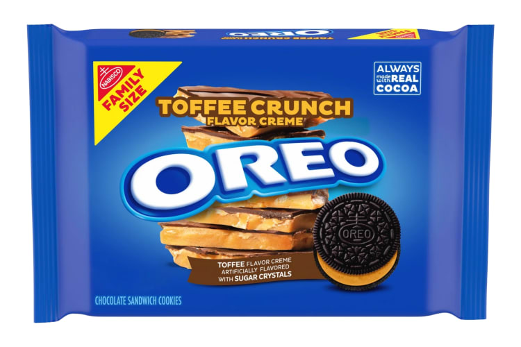 Toffee Crunch is a very sweet Oreo flavor