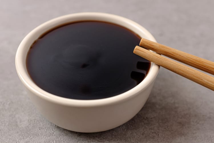 A bowl of teriyaki sauce