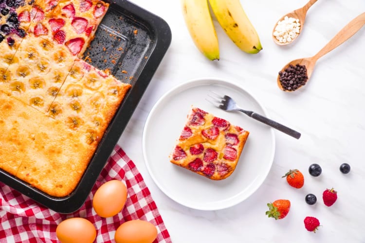 Sheet pan pancakes are one of the easiest pancake recipes