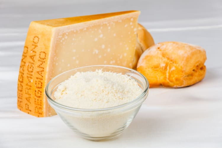 Parmigiano Reggiano is one of the most famous Parma foods