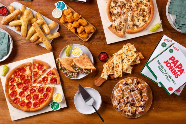 Papa John's is a popular fast food pizza chain