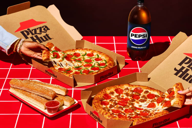 Pizza Hut pizzas