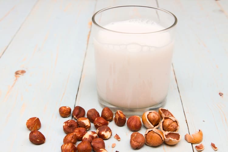 A less well-known plant based milk is hazelnut milk