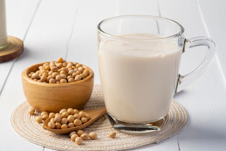 Soy milk is a well-known plant based milk