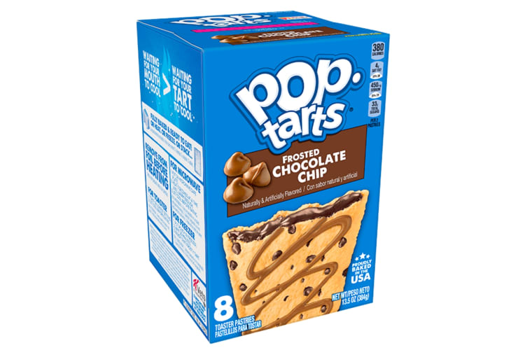 A box of Frosted Chocolate Chip Pop Tarts