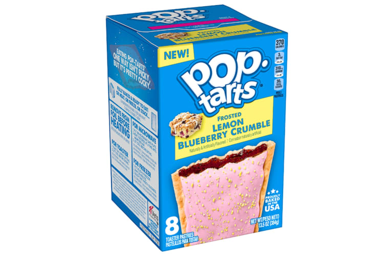 Frosted Lemon Blueberry Crumble is a popular new Pop Tart flavor