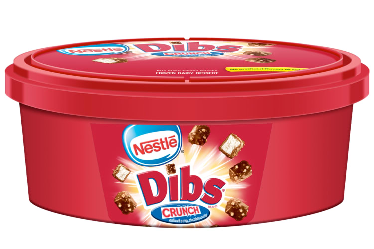 A red box of Nestle Dips ice cream