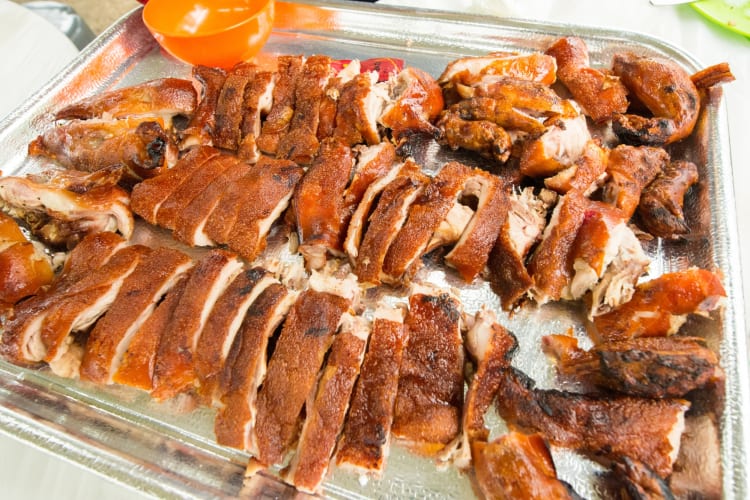 Leitao assado is a popular Portuguese food