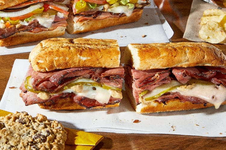 The Black and Bleu is a popular Potbelly secret menu item