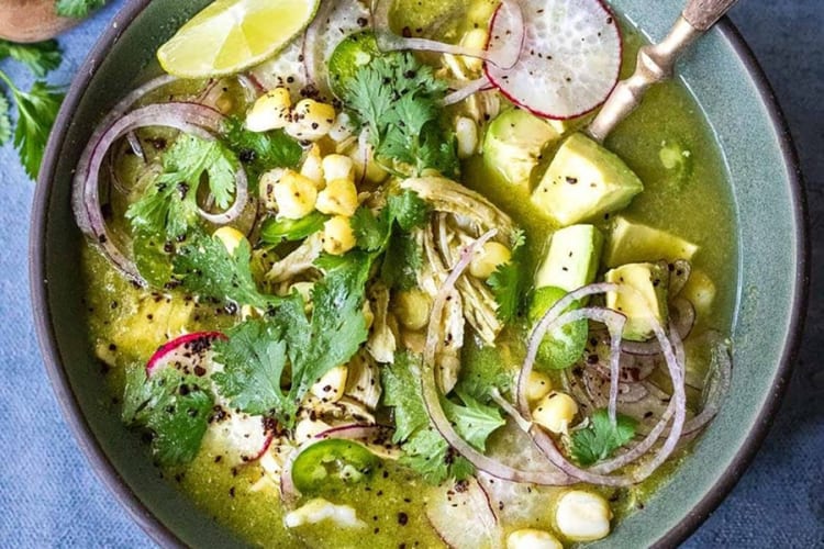 pozole verde is based on a traditional Mexican dish