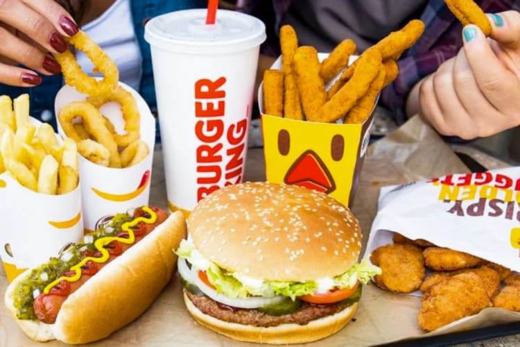 Burger King is one of many fast food restaurants open on Easter