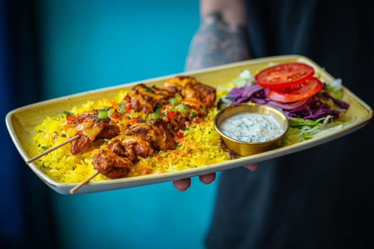 Koocha Mezze Bar is one of the most popular restaurants in Bristol for Persian-inspired vegan food.