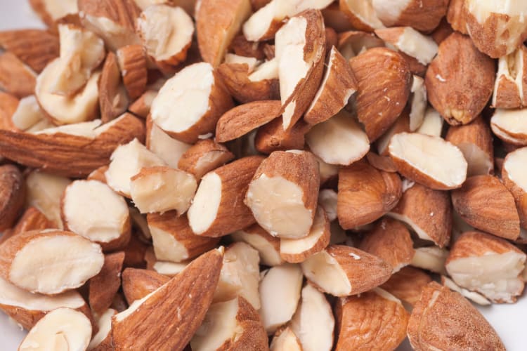 chopped almonds