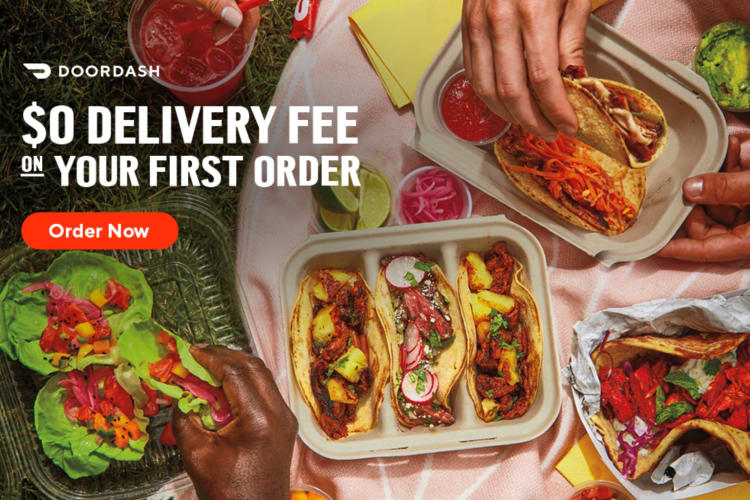 order from Doordash for a great date idea in NYC.