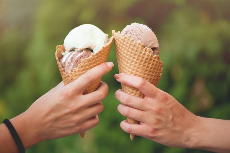 ice cream cones