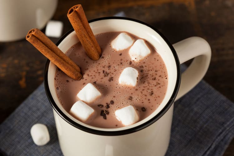 Enjoy hot chocolate for World Chocolate Day.