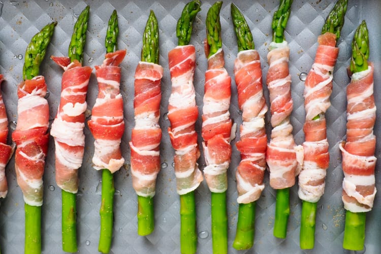 pancetta wrapped asparagus