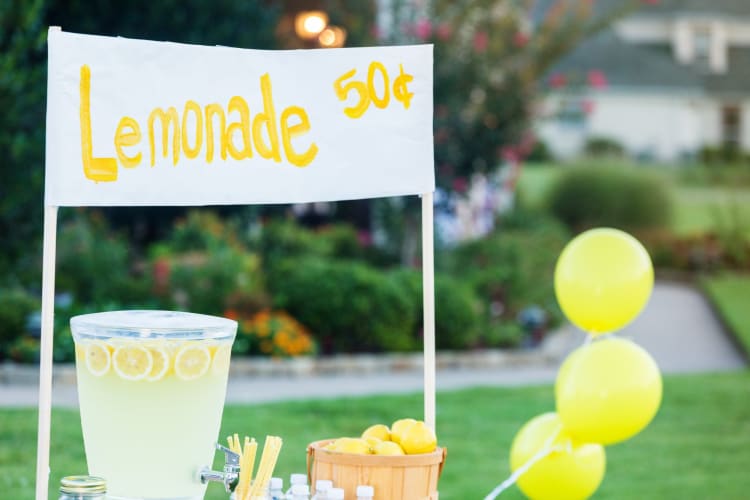 a lemonade stand