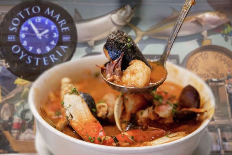 The cioppino at Sotto Mare is the best in San Francisco.