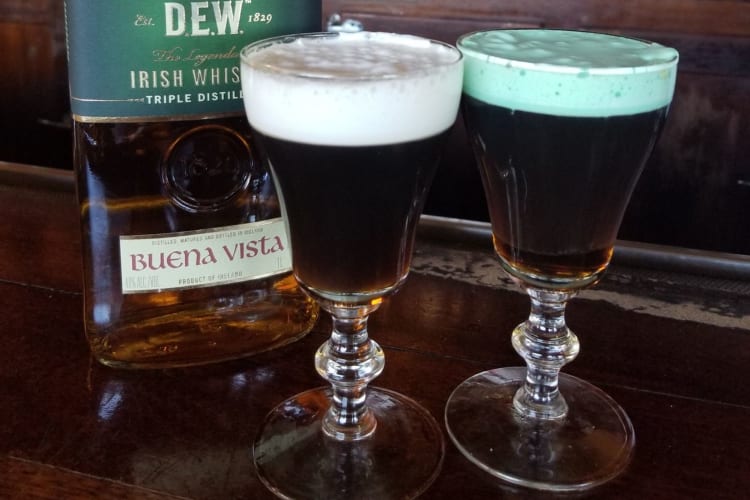 Irish coffee is a famous San Francisco food.