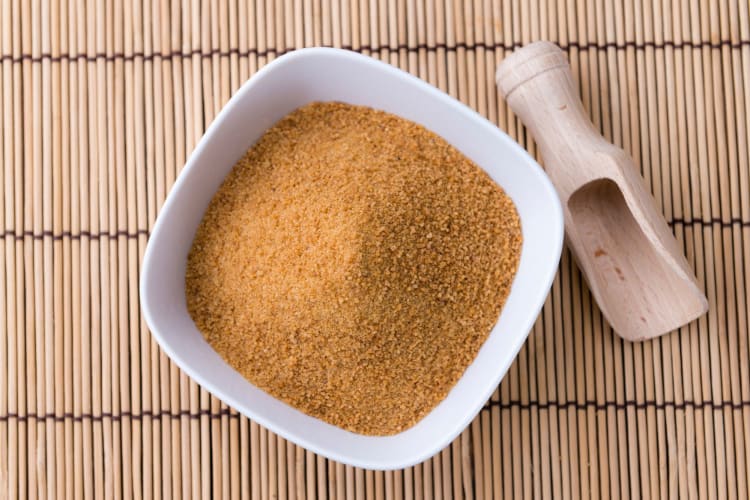 Coconut sugar is a healthier brown sugar substitute.