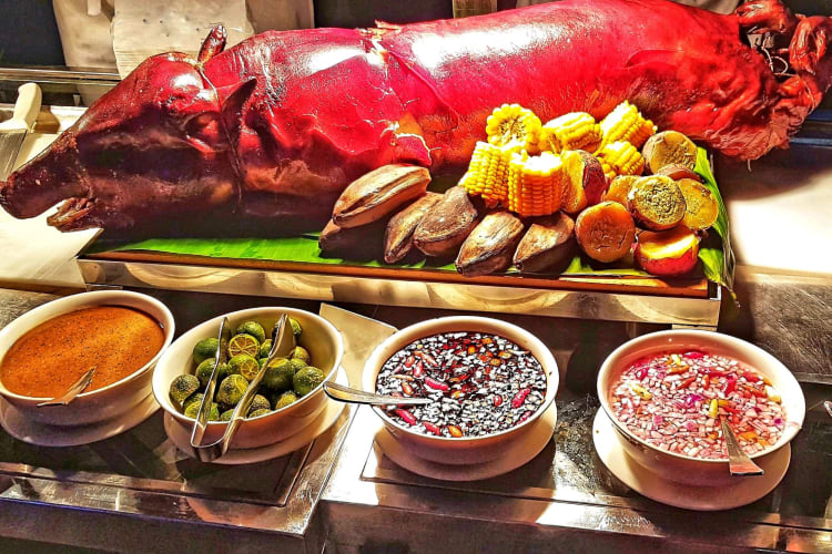 Lechon is a famous Filipino dish.