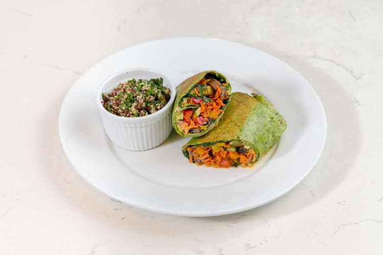 veggie wrap from bellagreen