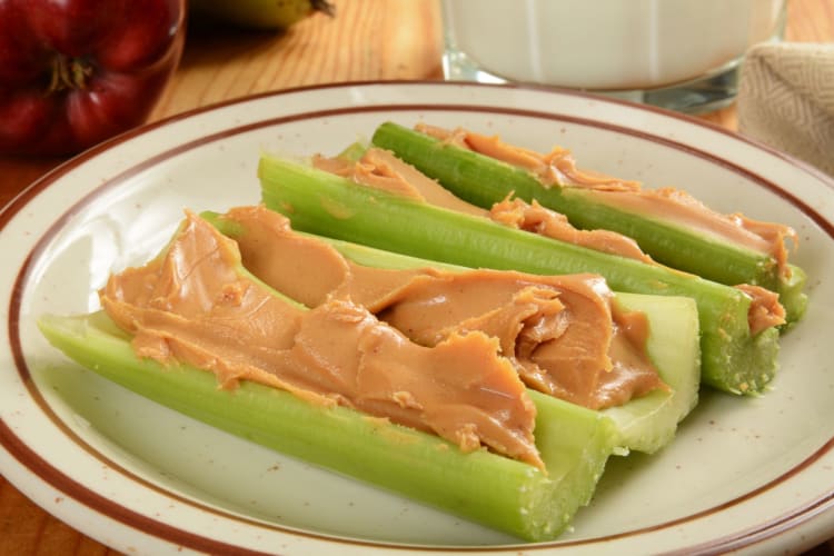 peanut butter and celery