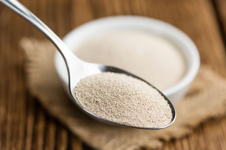 Dry active yeast can sometimes be a good baking soda substitute.