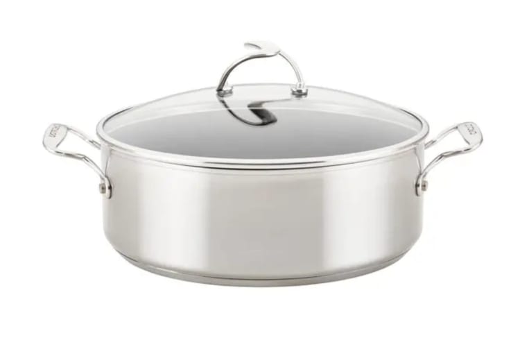 Sedona Pro Stainless Steel 3.5-Qt. Saucepan with Draining Lid - Silver