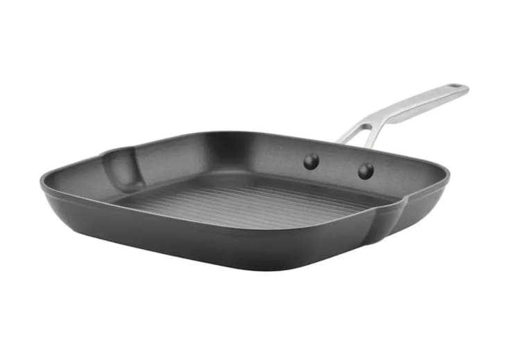 KitchenAid 11.25-Inch Hard-Anodized Nonstick Square Grill Pan