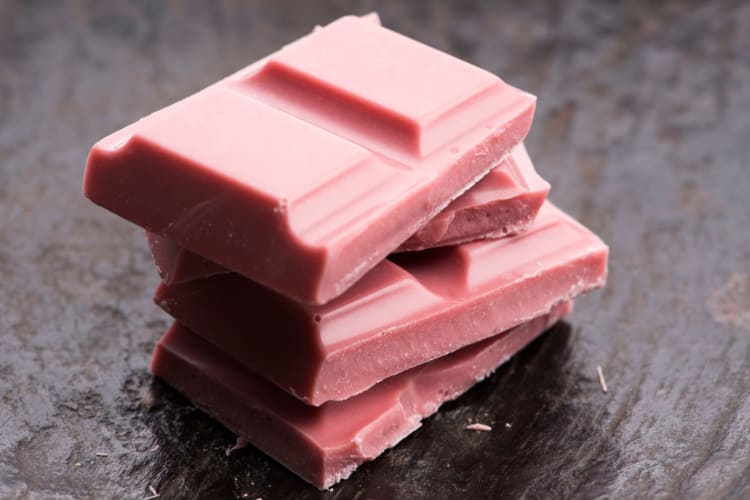 Ruby chocolate is a big food trend right now.