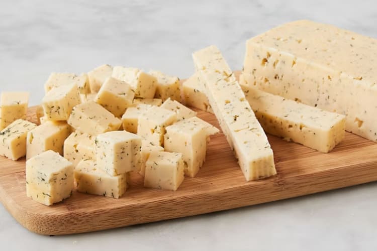 Havarti cheese with dill