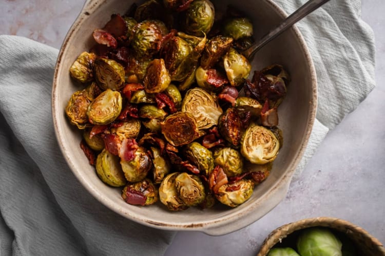 maple bacon Brussels sprouts