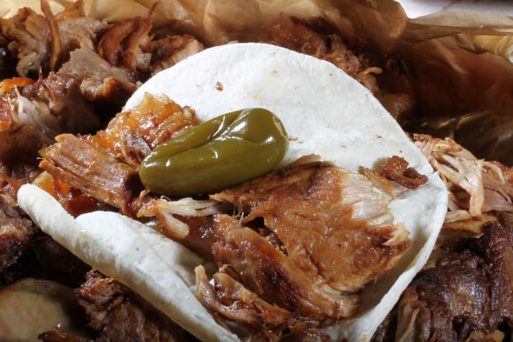 Carnitas meat is pork.