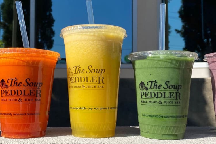 The Soup Peddler is a healthy restaurant in Austin for juice lovers.