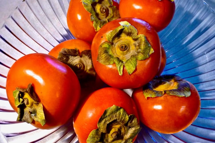 Fuyu persimmons