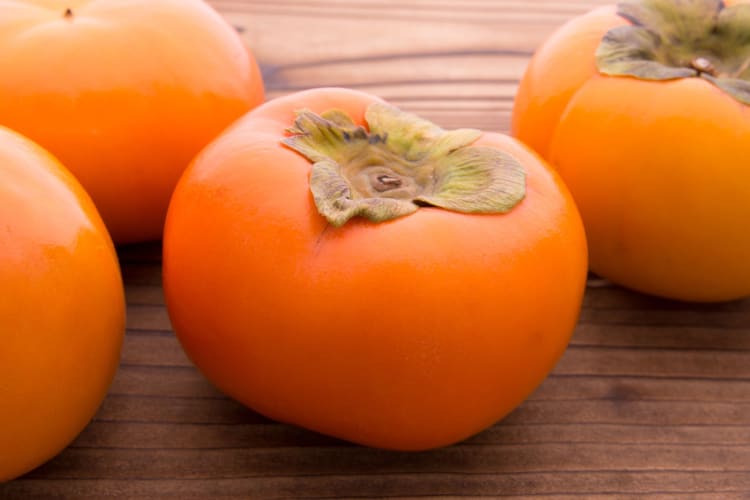 Fuyu persimmons