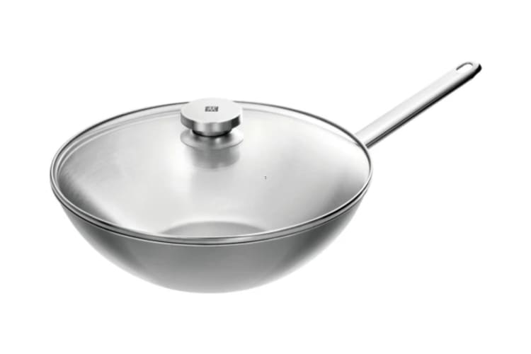 Zwilling Plus 12-Inch Stainless Steel Wok with Lid