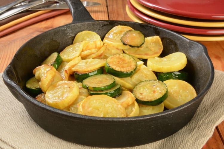 sauteed squash and zucchini