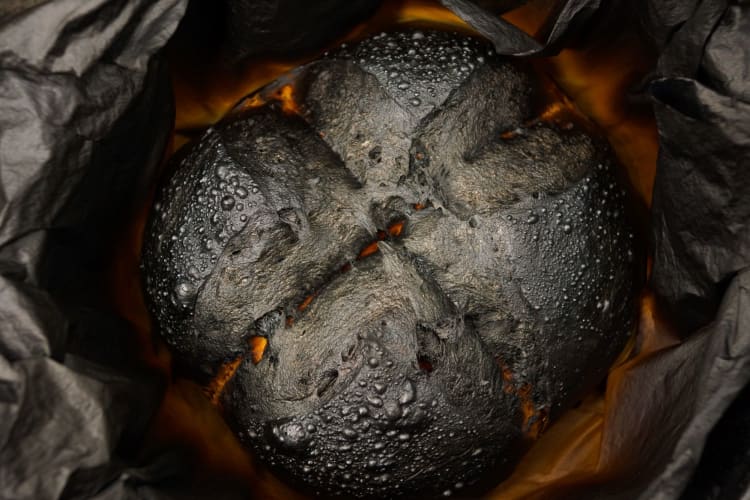 burnt bread