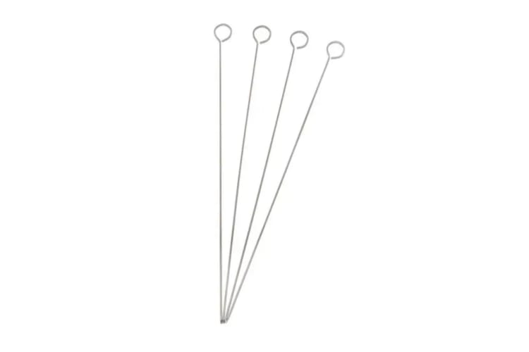 Harold Import Co. Chrome 15-Inch Skewers - Set of 4