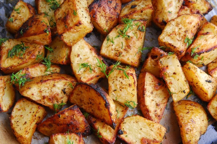 roasted potatoes